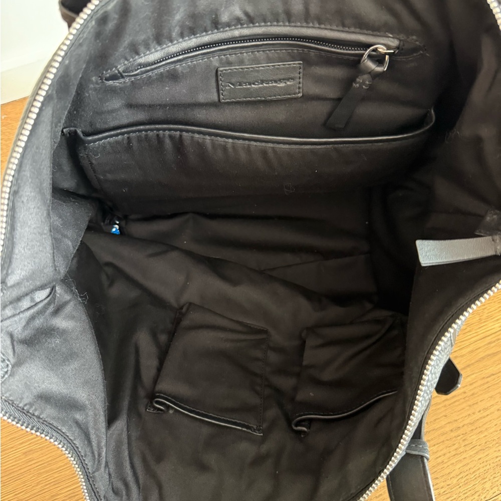 Mackage Black Pebbled Leather Shoulder Bag - Picture 2 of 4